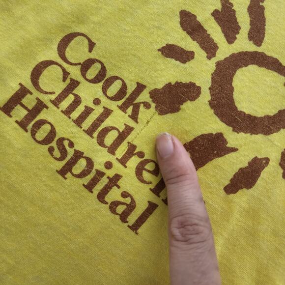 Vintage Cook Children's Hospital Single Stitch Tee 4t - Picture 4 of 11